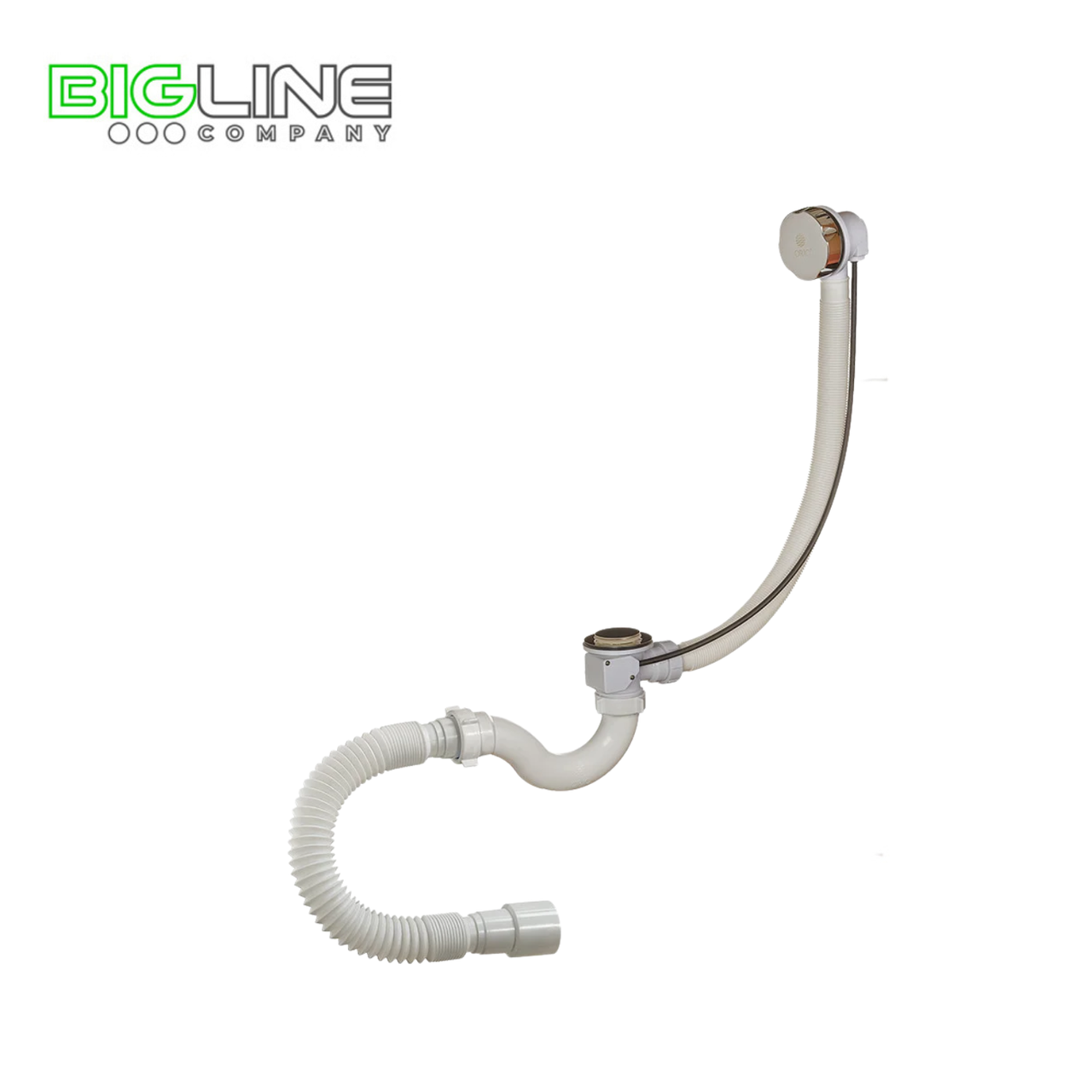 Сифон "ОРИО" А24089 для  ванны с переливом,с гибкой трубой,полуавт