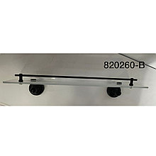 Полка стеклянная с полкой, черная 820260-B