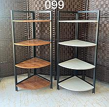 Полка металлическая напольная YH-99 Коричневый