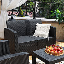 Набор садовой мебели БОРА Антрацит