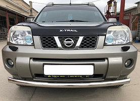 Защита бампера Nissan X-trail 2007-2010