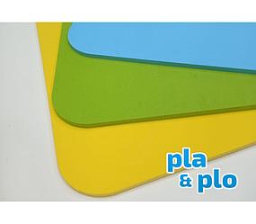 Коврик для плавания на сапине Pla Plo желтый/зеленый (1 шт.)