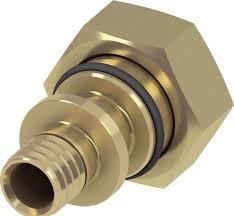 Соединение прямое с накидной гайкой, Евроконус, 20 х 3/4", латунь, фото 1