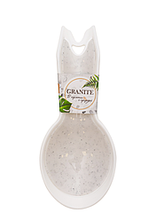 Подставка под ложку Granite (белый) Полимербыт
