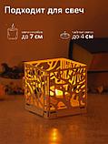 Подсвечник-трансформер куб 3 цвет белый, фото 5