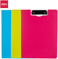 Папка-планшет DELI F75002, А4, зажим мультиколор