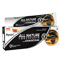 Зубная паста с углем, Ayusri, 150 гр с щеткой