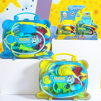 HJ085 Мед набор в чемодане 10 аксесс 8шт в уп., цена за 1шт 18х14см