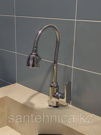 Қоспалауыш /Смеситель Кристалл 8081-36 кухня гибкий, фото 1