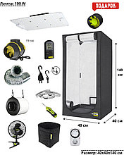 Гроубокс  PROBOX в Комплекте (40 х 40 х 140 см) + Светильник WIN LIGHT CN(100W)