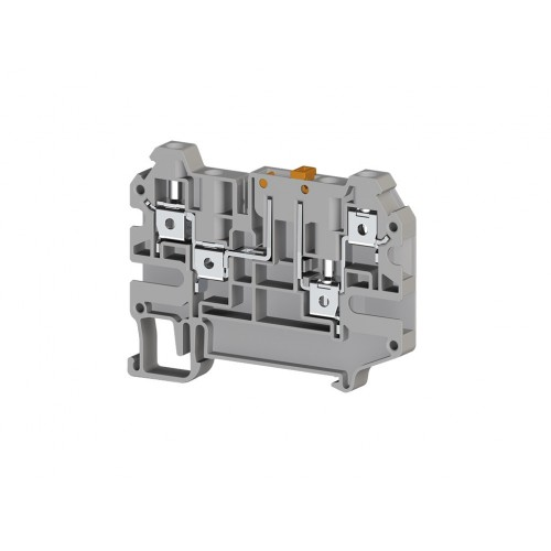 Клеммник 4-х выводной с размыкателем, 4 мм.кв., (серый); AVK 4 CCA, фото 1