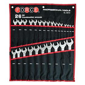 Набор комбинированных ключей Force 6-32мм 26шт. 5261C