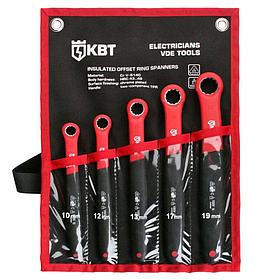 Набор накидных изолированных ключей КВТ НИИ-07 5 шт 62149