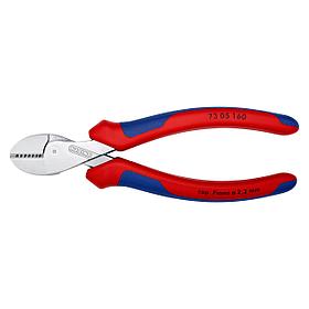 Бокорезы компактные KNIPEX X-Cut усиленные с двухкомпонентной рукояткой 160мм 7305160
