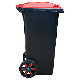 Контейнер для мусора KSC красный 120л 40-448-3