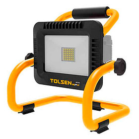 Фонарь светодиодный аккумуляторный TOLSEN 2000/900лм(20W) 6500K 20В Li-Ion Б/А 87312