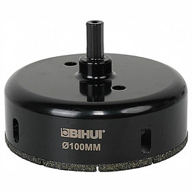 Коронка алмазная по стеклу и керамике BIHUI 100мм DBW100