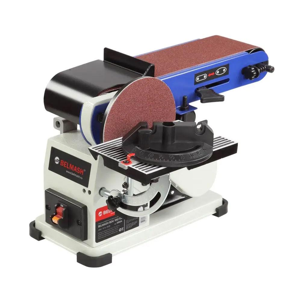 Станок шлифовальный ленточно-дисковый BELMASH BDG 100/152 S083A, фото 1