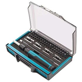 Отвертка с набором бит и торцевых головок для точных работ GROSS 48шт. 11599