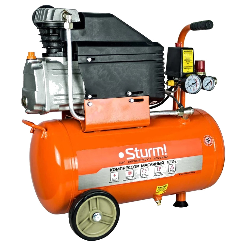 Воздушный компрессор STURM 1600Вт AC9316, фото 1