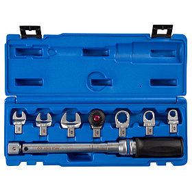 Ключ динамометрический KING TONY "FIT" 9х12мм с набором насадок 345104D08MR