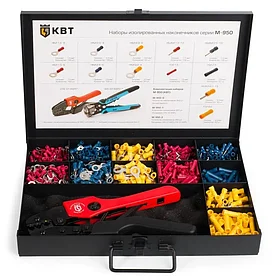 Набор изолированных наконечников и гильз М-950-1 (КВТ) 75488