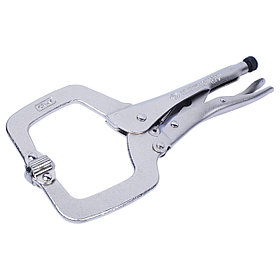 Зажим с фиксатором KING TONY с подвижными губками 280мм 6625-11