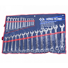 Набор комбинированных ключей KING TONY 6-32 мм 26 предметов 1226MR