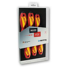 Набор диэлектрических отверток WITTE "MAXX VDE" PZ1-2; SL2.5-6.5 7шт. 653755216