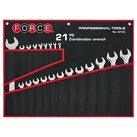 Набор рожково-накидных ключей FORCE 6-36мм 21шт. 5213C