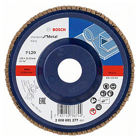 Диск лепестковый торцевой Bosch 125х22.2мм K120 2608601277