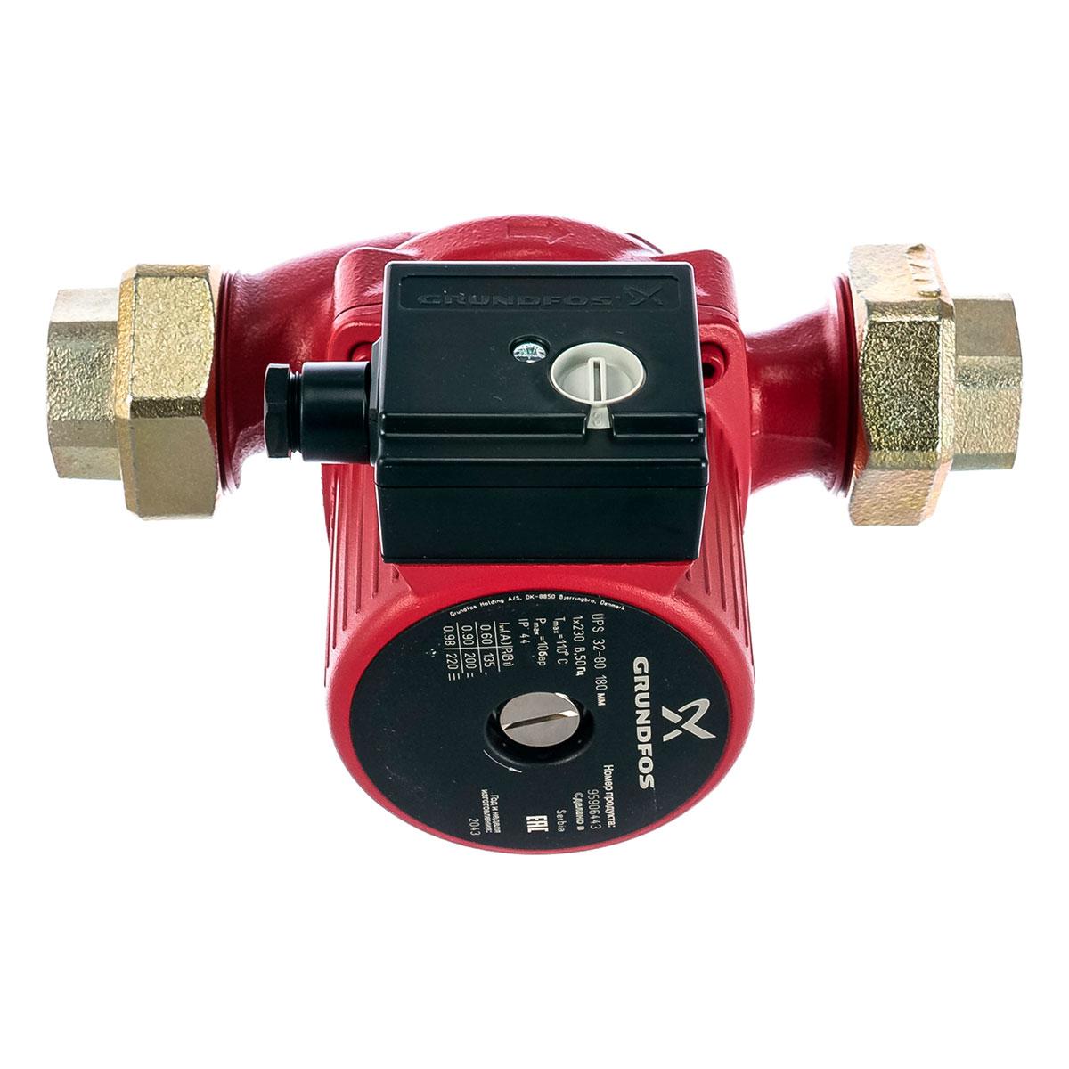 Насос циркуляционный Grundfos UPS 32-80 180 95906443, фото 1