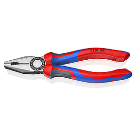 Плоскогубцы комбинированные KNIPEX 180мм 0302180