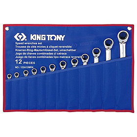 Набор комбинированных трещоточных ключей KING TONY 12шт. 122A12MRN