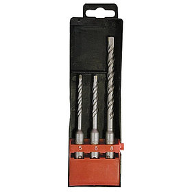 Набор буров по бетону MATRIX SDS-Plus 5-8мм 3шт. 71093