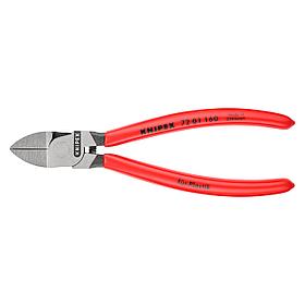 Бокорезы KNIPEX с пластиковой рукояткой для пластмассы 160мм 7201160