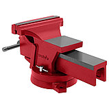 Слесарные тиски MATRIX 200мм поворотные с наковальней 18603, фото 3