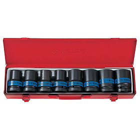 Набор ударных торцевых головок KING TONY 1" 17-41мм 8шт. 8408MP