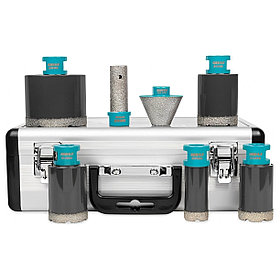 Набор алмазных коронок и фрез BIHUI "Turbo" 7шт. DBDMS7