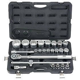 Набор инструмента FORCE с 12-ти гран. головками 24шт. 3/4 6241