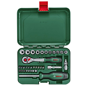 Набор головок и отверток Bosch 34 предмета 1600A02BY1