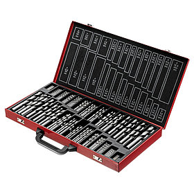 Набор сверл по металлу в металлическом кейсе Matrix HSS 1-13мм 230шт. 723230