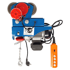 Таль электрическая с тележкой TOR PA 500/1000 кг 12/6 м серия T 1049815