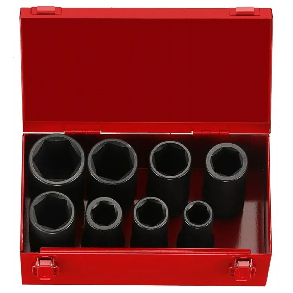 FORCE 3/4" 19-41мм 8шт. 6083D ұзын соққылы розетка жинағы, фото 1