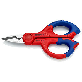 Ножницы электрика KNIPEX 155мм с пластиковым чехлом на пояс 95 05 155 SB