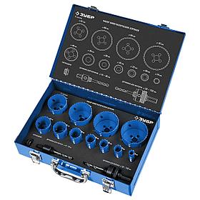 Набор коронок биметаллических ЗУБР "ЭКСПЕРТ" 14-67мм 13 предметов 29531-H11