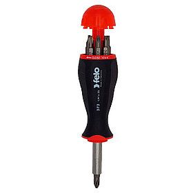 Отвертка с магнитным держателем под биты Felo с набором бит 8шт. 522290