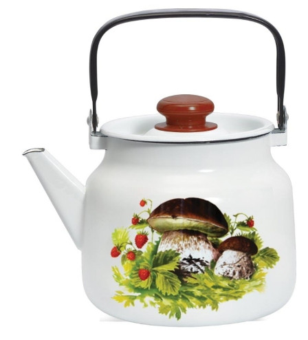 Чайник 3,5л C-2713П2/4Рч Грибная поляна, фото 1