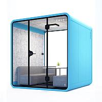 Акустическая кабина, акустический корпус, Звукоизоляционная металлическая стеклянная Звукоизоляционная камера