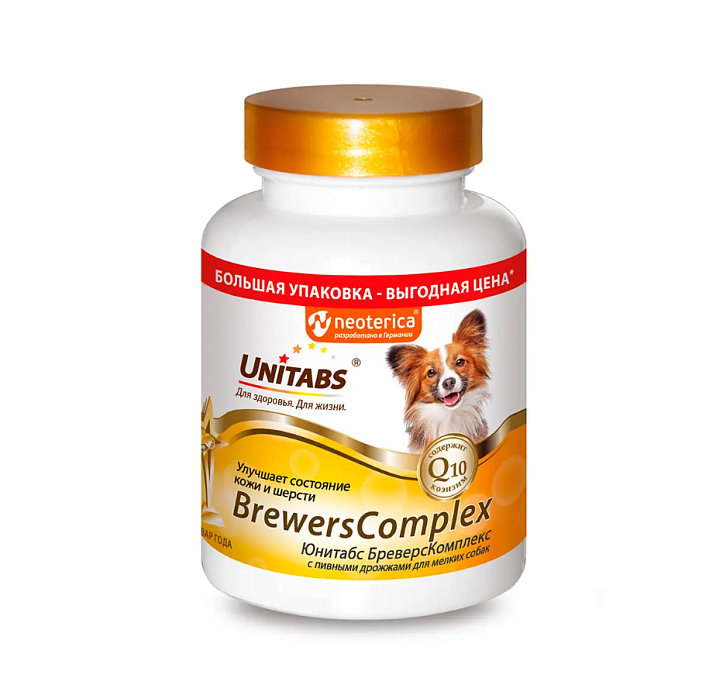 Unitabs BrewersComplex для мелких собак 100 таблеток, фото 1